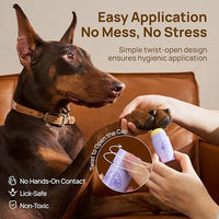 HICC PET Dog Paw Balm 1.06 oz for Dogs & Cats, Soothing Paw Balm Dogs Lick Safe, Moisturizing and Healing Dry Cracked Paws Cat Paw Balm, All-Natural Paw Wax for Dogs, Improves Rough Paws Relieves Odor
