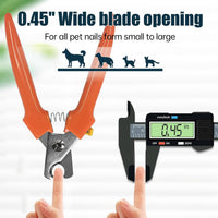 Dog Nail Trimmers #767C, Large and Small Breed Pet Nail Clippers – Essentials for Dogs - Red - image 4