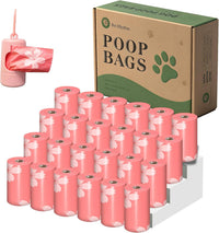Cherry Blossom Scented Dog Poop Bags, 42 Rolls 630 counts - pink / 360 Count (Pack of 1)