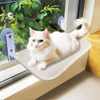 Cat Window Perch Seat Hammock - cream