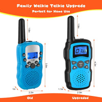 Wishouse Walkie Talkies for Kids 4 Pack - Red Blue Yellow Pink - image 2