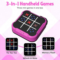 Bacare Tic Tac Toe Bolt handheld electronic game with lit-up grid - view 6