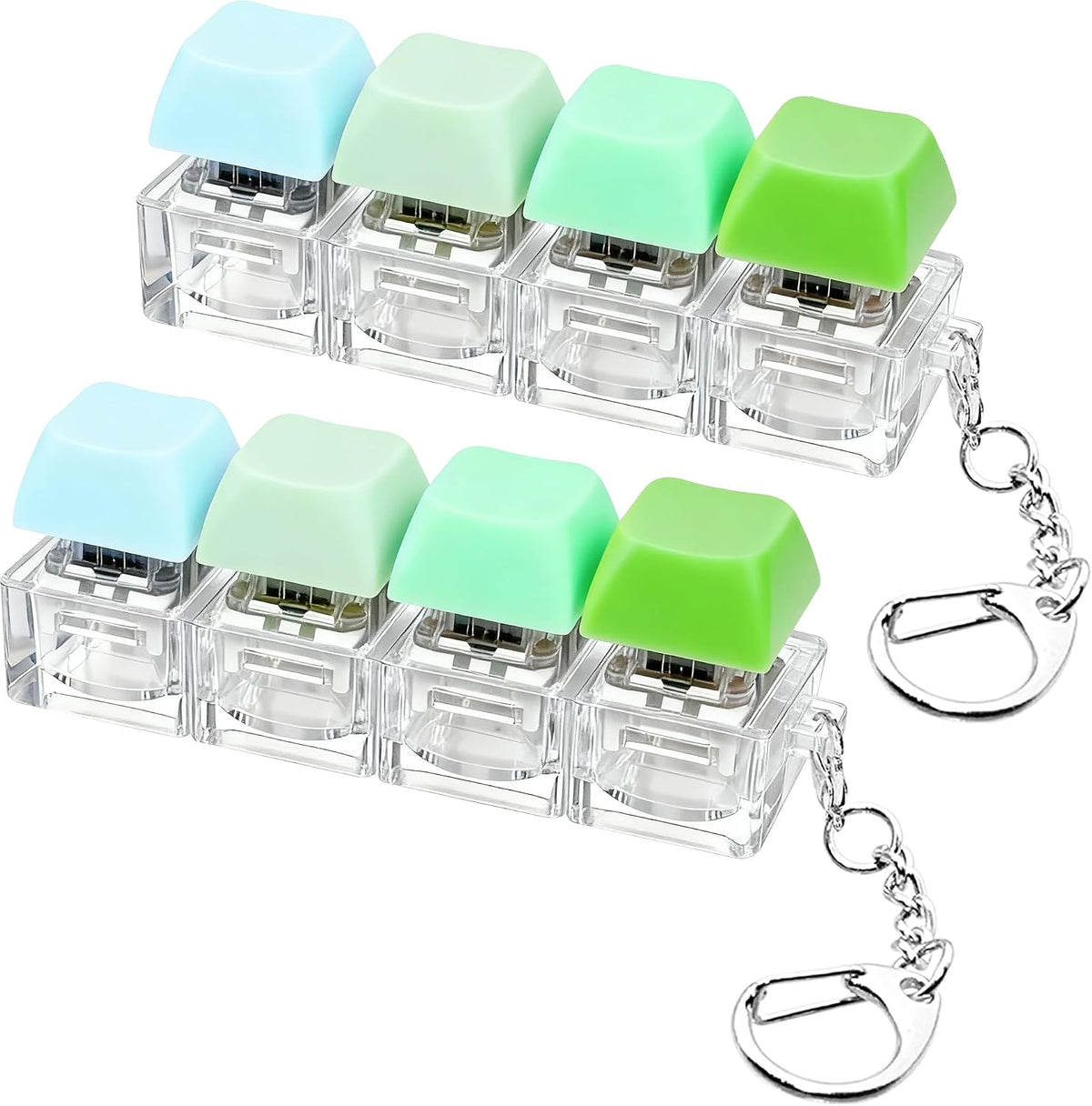2 PCS Keyboard Fidget Toy - Four Colors - Green / General