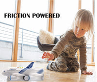 Airplane Toys for Toddlers, Friction Powered Toy Plane for Kids - image 2