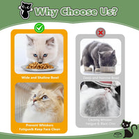 4-Pack Stainless Steel Cat Food Bowls, Whisker-Friendly Plates – Essentials for Cats - 4 - image 2