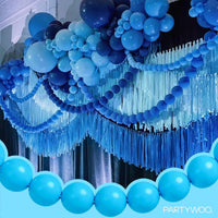 PartyWoo 100 white 6 inch linking balloons for garlands and arches - view 12