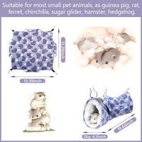LEFTSTARER Cashmere Pet Bed Mat and Toy - 2.Heart-Purple - image 2