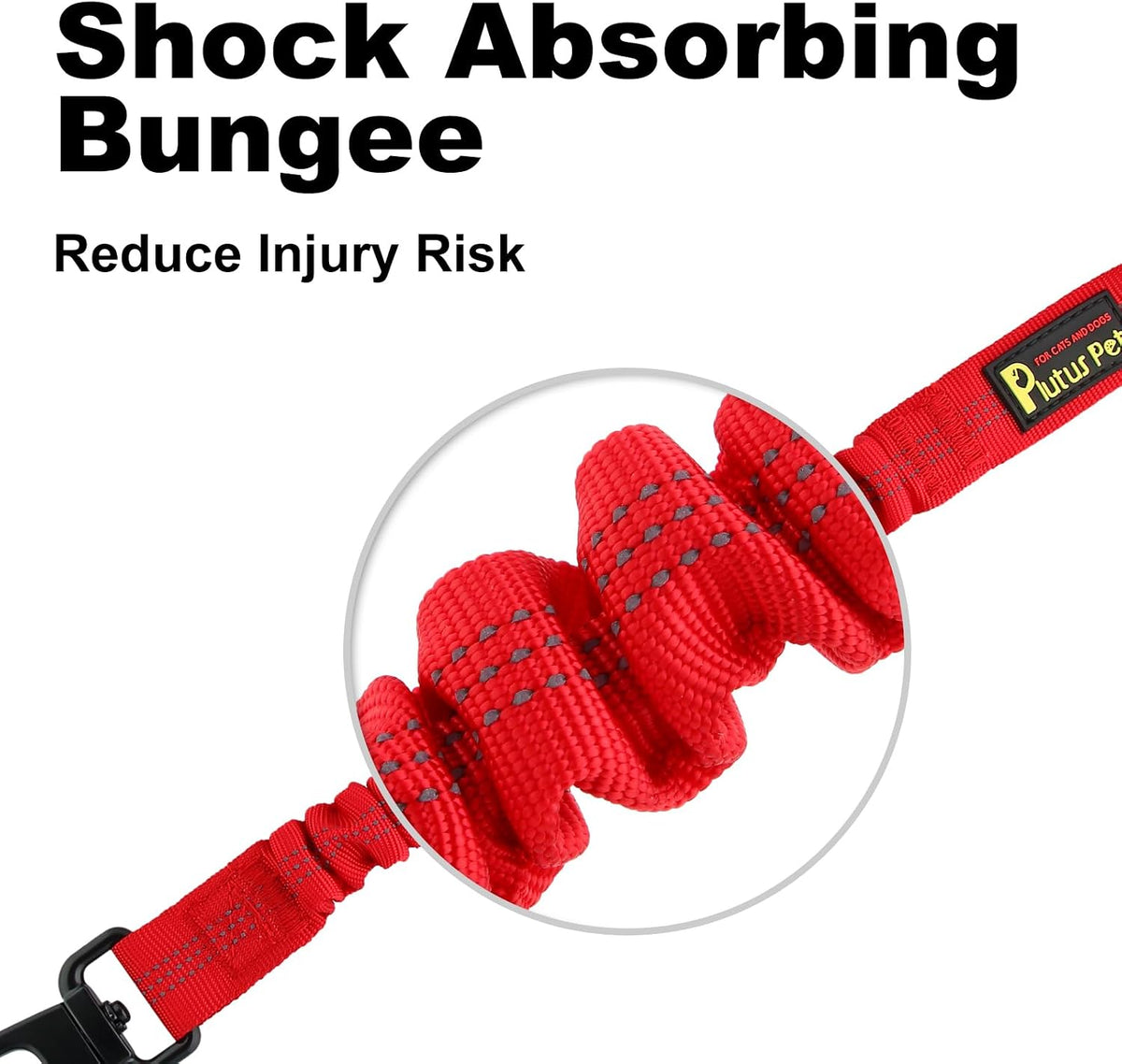 Plutus Pet Dog Seat Belt for Car - Red - image 4