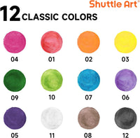 Shuttle Art 30 Pack Watercolor Paint Set Bulk - 12 Colors 30 Pack - image 2