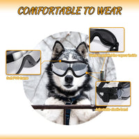 Dog Sunglasses Dog Goggles - Black - Pack of 2 - image 2