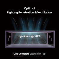 120 Gallon Reptile Tank, Stackable 4x2x2 Reptile Enclosure – Essentials for Reptiles And Amphibians - Royal Purple / 85 Gallon - image 3