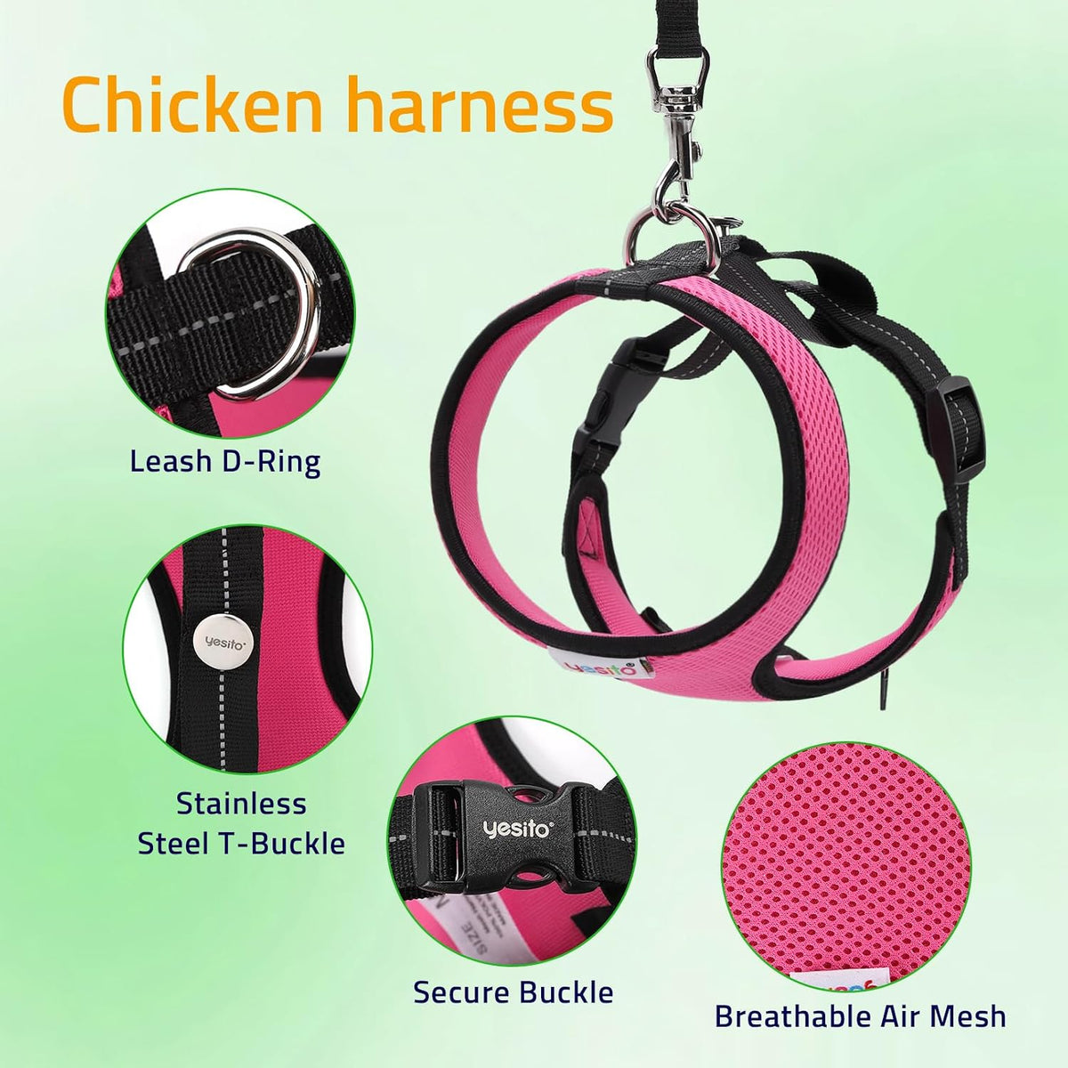 Adjustable Chicken Harness Diaper - Large / Red - image 2