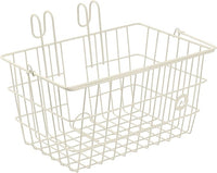 Retrospec Apollo-Lite Lift-Off Bike Basket - Detachable Steel Handlebar Basket with Carrying Handle for Commuting, Shopping & Beach Trips - 14.5in x 9.5in Weather-Resistant Biking Gear