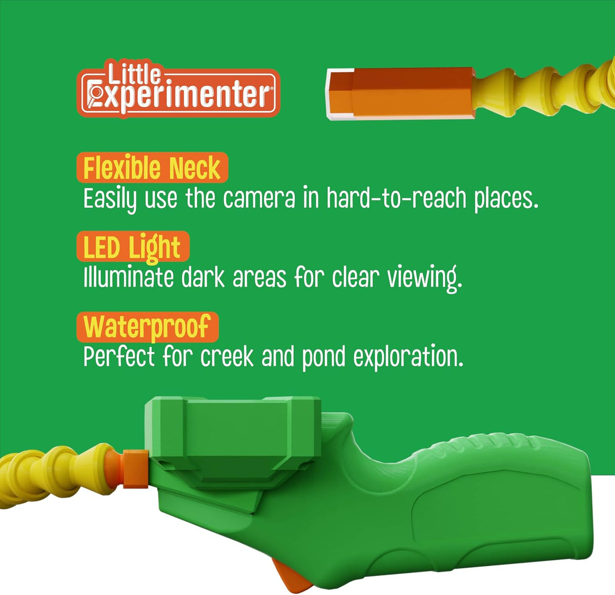 Borescope Snake Scope Camera for Kids, Light, STEM Toy 4-11 – Fun for Kids & Family - image 4