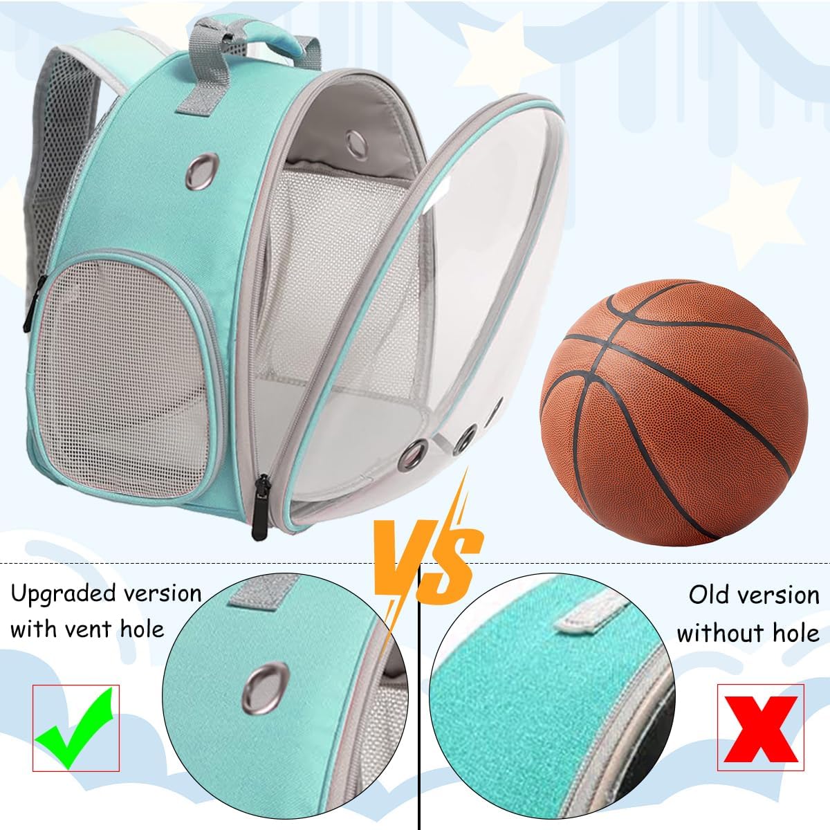 Small Animals Tent, Breathable Transparent Pet Playpen Pop Open Outdoor/Indoor Exercise Fence - Green / Backpack+Playpen - image 3