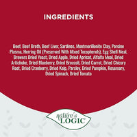 Nature's Logic Wet Can Cat Food - Feline Beef Feast 95% Animal Ingredients - No Synthetic Vitamins, Minerals or Artificial Additives, 100% Natural, Grain-Free, Made in USA - Beef (5.5 oz, 24 pack)
