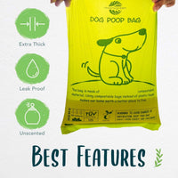 Certified Compostable Dog Poop Bag Rolls - 1 Count (Pack of 60) - image 2