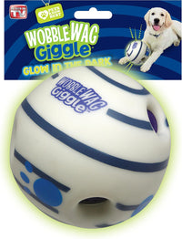 Wobble Wag Giggle Ball, Interactive Dog Toy - Glow In The Dark
