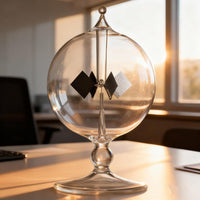 Clear Solar Power Crookes Radiometer Sun Light Energy Glass Windmill - image 4