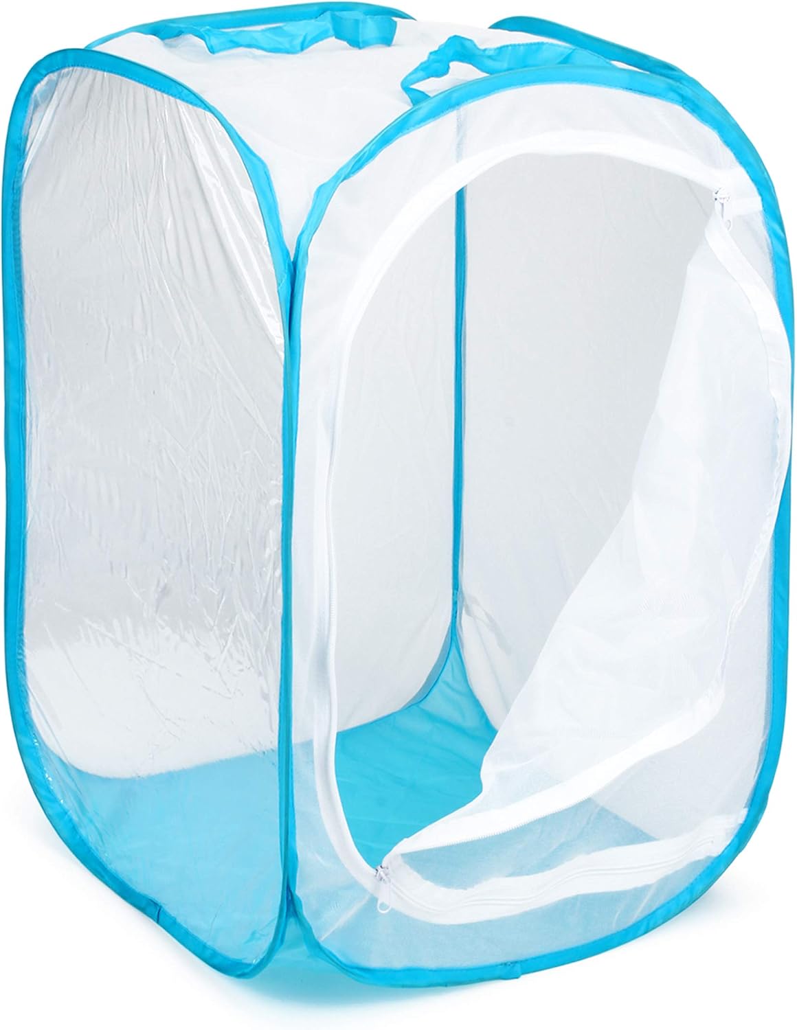 RESTCLOUD 36" Large Monarch Butterfly Habitat - White with Blue