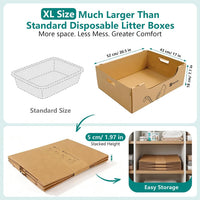 3-Pack Jumbo Disposable Cat Litter Box - 3-Pack / Jumbo - image 4