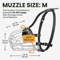 Stainless Steel Wire Basket Dog Muzzle for Husky – Essentials for Dogs - Stainless Steel / Poodle - image 3