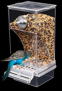 Bird Parrot Feeders, No Mess Bird Feeder for Cage