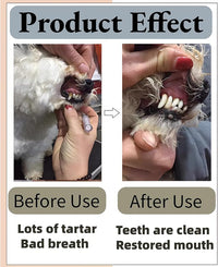 Pet Teeth Cleaning Pen, Pet Teeth Repairing Kit, Cat/Dog Teeth Brightening Pen for Cat/Dog Dental Care Fresh Breath