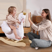 labebe Kids Rocking Horse White Swan - Rocking Swan - image 4