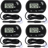 4Pcs Aquarium Thermometer Fish Tank Thermometer Reptile Fahrenheit - 4PCS