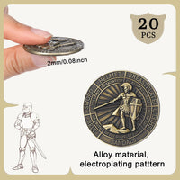 Nosiny 20 Pcs Armor of God Coins Metal Christian Challenge Coins - Ancient Style 2 - image 3