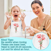 5 Pack Kids Apron Adjustable Children Apron with 2 Pockets Children - White / 10 - image 4