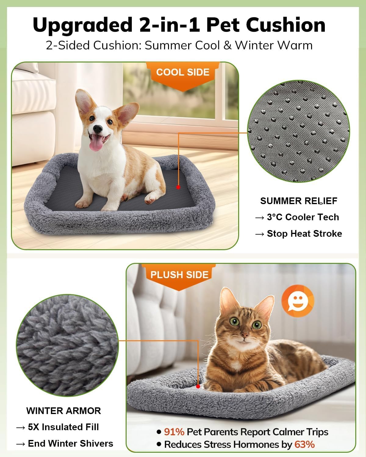 Morpilot Cat Carrier Soft for Large Medium Cats and Puppy up to – Essentials for Dogs - Purple / 18.0"L x 12.5"W x 14.0"H - image 2