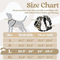 rabbitgoo Dog Harness for Large, No Pull Pet Harness with 3 Buckles, Adjustable Soft Padded Vest with Control Handle, Walking Reflective Pet Vest for Large Dogs, Beige, L