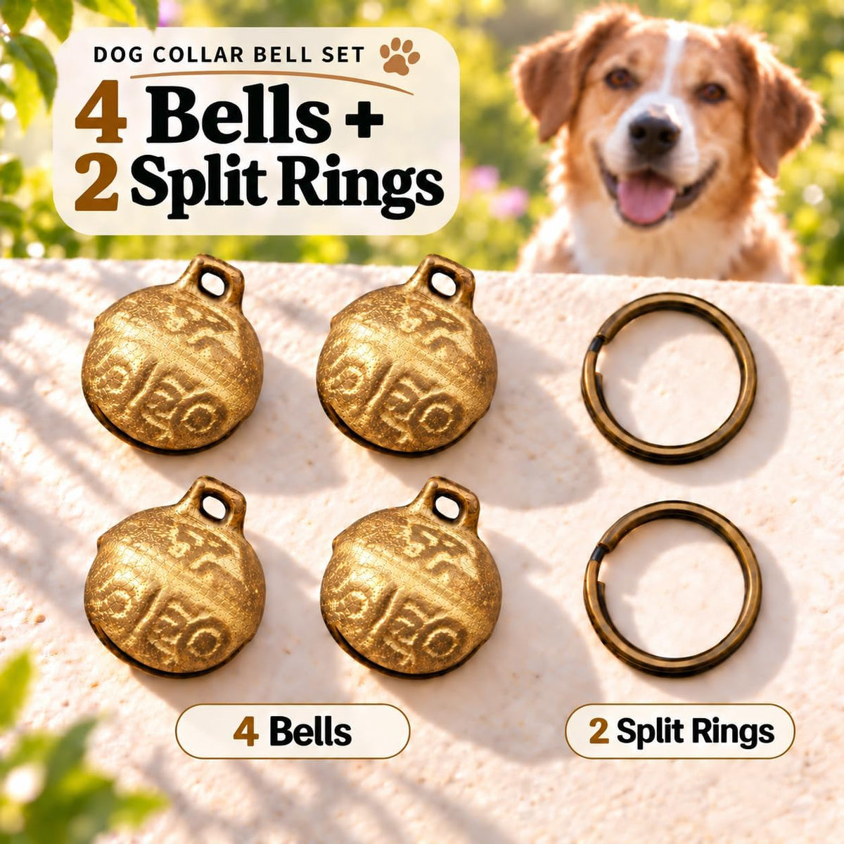 kcrygogo Copper Bells for Dog Collars - image 2