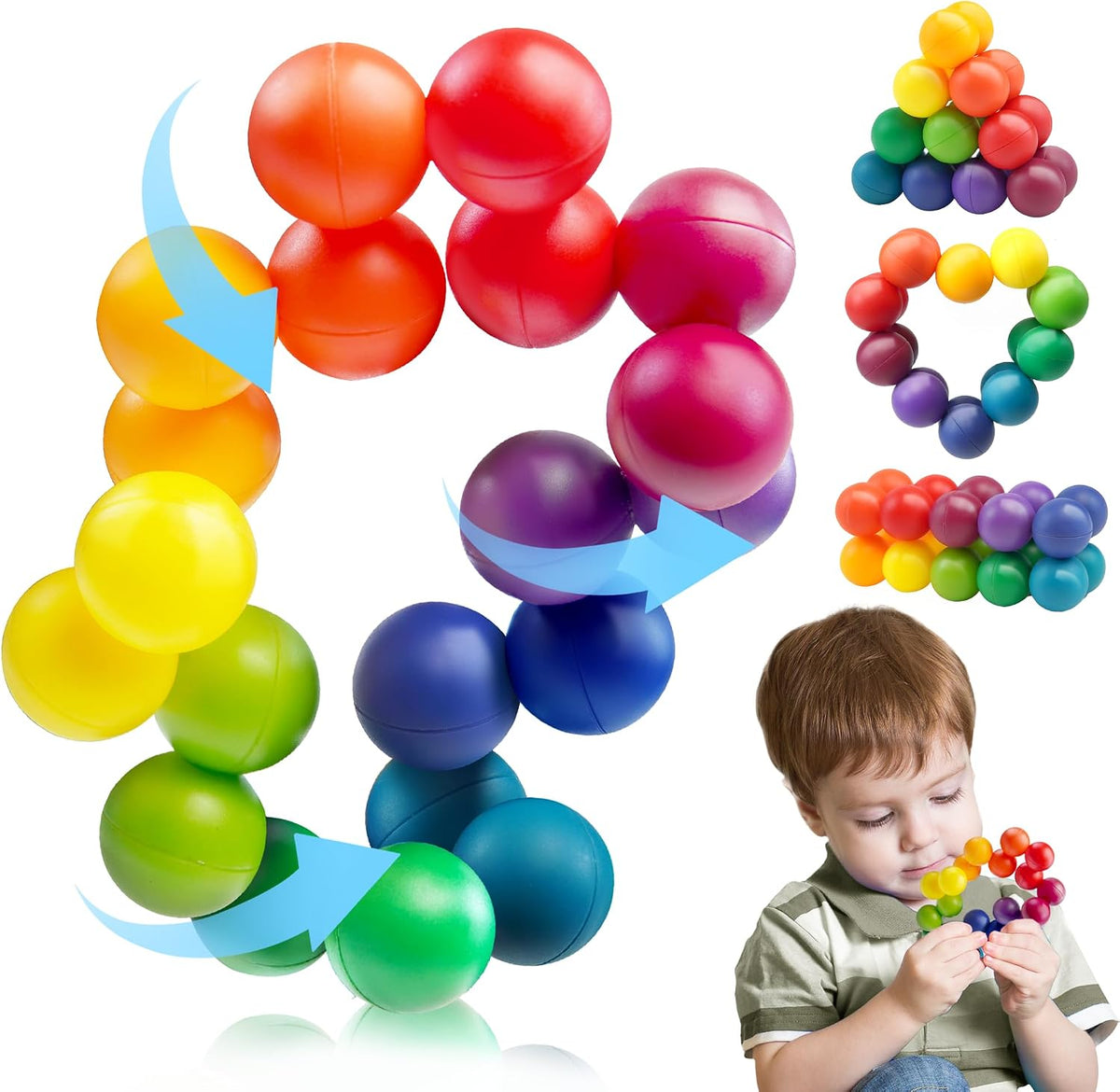 Sensory Balls Toy for Kids - 2PC MIN