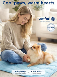 furrybaby Dog Cooling Mat, Self Cooling Mat for Large Dogs& Cats - Blue / 48"x30"(X-Large) - image 4
