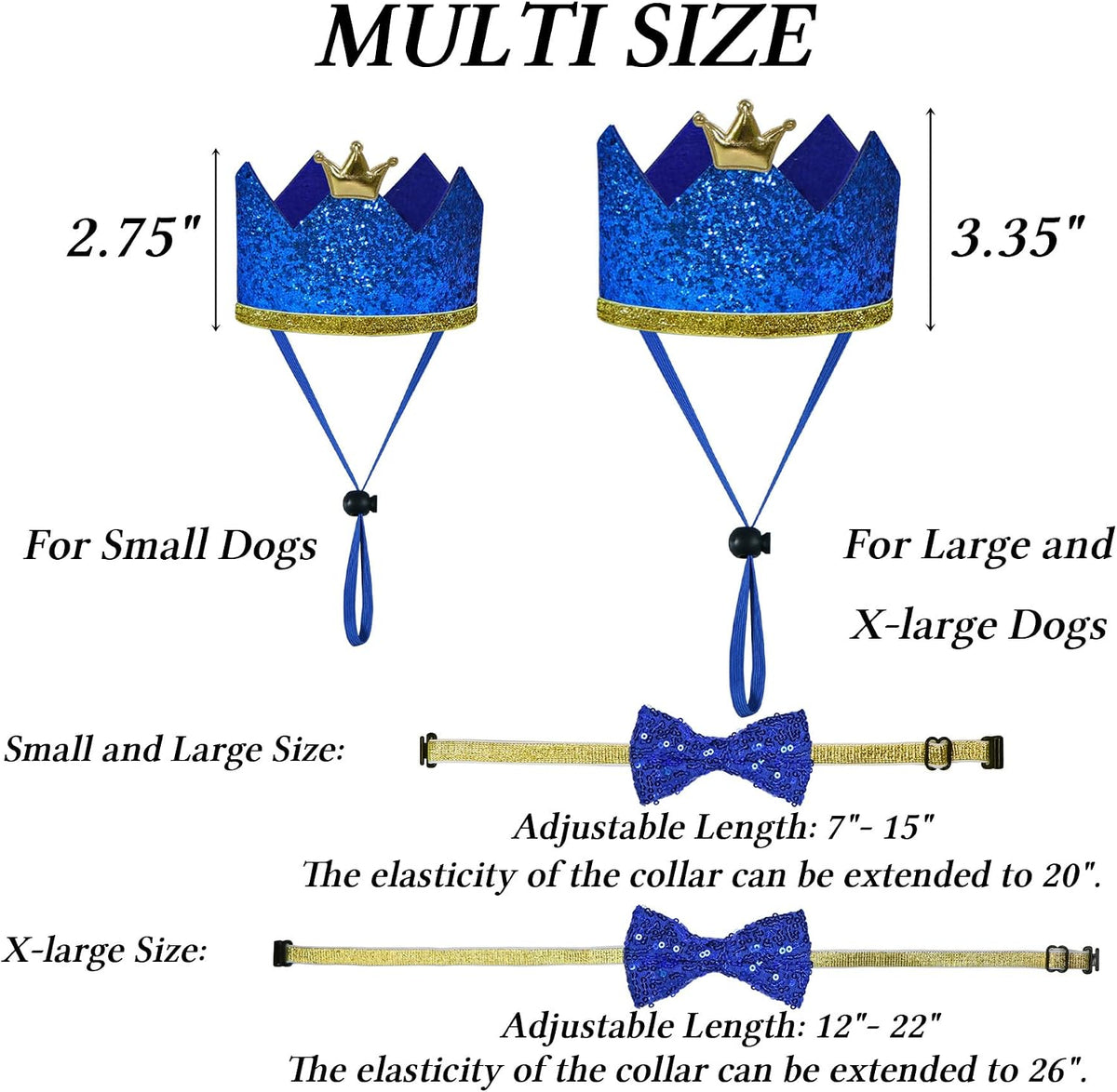 STMK Dog Birthday Party Supplies - Small / Blue - image 3