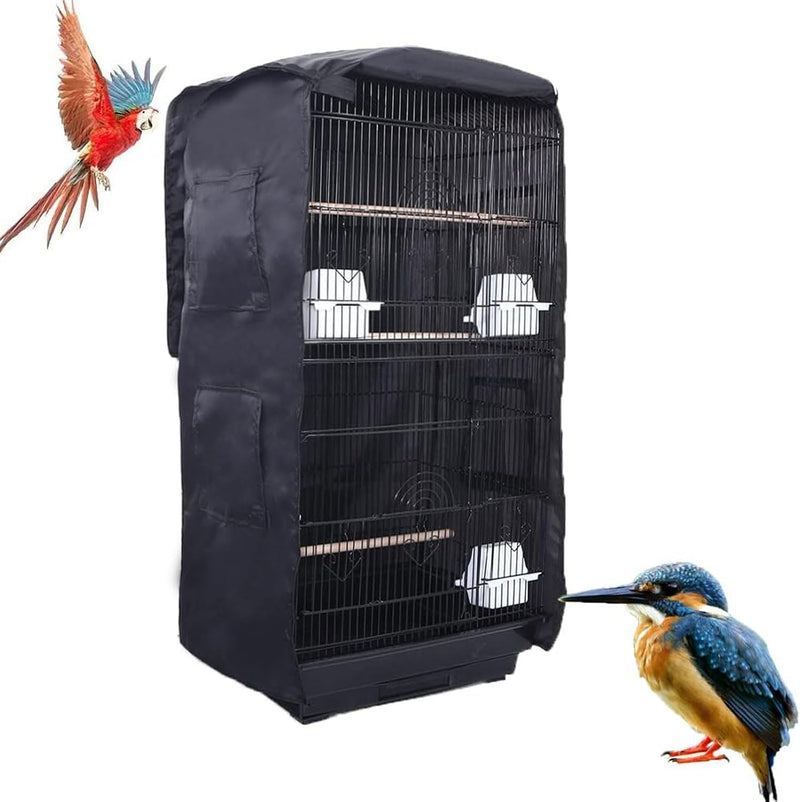 Bird Cage Cover for Night with Blackout for Parrot & Birds
