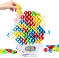 Gdaytao 64 Pcs Stacking Tower Game with 22 Cards - 0.6" W x 6.72" L x 0.1" H