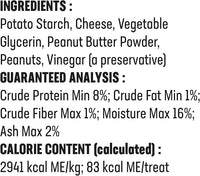 Himalayan Dog Chew Churro Yak Cheese Dog Chews, 100% Natural, Long Lasting, Gluten Free, Healthy & Safe Dog Treats, Lactose & Grain Free, Protein Rich, Real Peanut Butter Flavor, 4 Churros Per Pouch