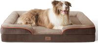 Bedsure Orthopedic Dog Bed Medium Washable Original Design - Brown / 38"l X 28"w X 6.5"th