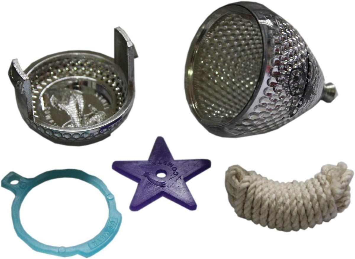 4 Pack Mini Cobra Durable Plastic Spin Tops & Metal Tip Made in Mexico - image 2