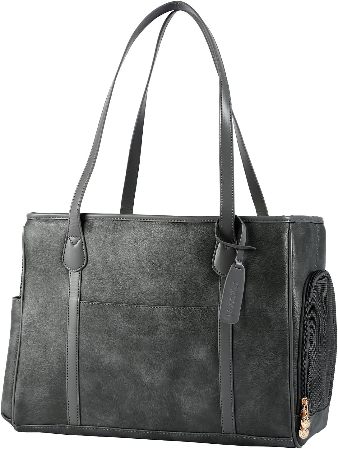 Stylish Dog Purse Carrier - Grey