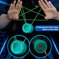 MAGICYOYO K2 Yoyo Professional Glow in The Dark - Glow Green +Glow Blue - image 3