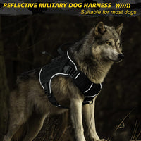 Tactical Dog Harness for Large Dogs - Black / X-Large: 70-120 lbs (Chest:29-39",Neck:21-26") - image 4