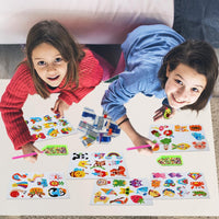 60pcs 5D Diamond Art Stickers Arts and Crafts Kits for Kids Ages 4-8 - image 2