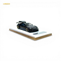 404ERROR Porsche Taycan Black with Roof Box 1:64