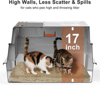 Stainless Steel Litter Box with Lid - Silver Grey / XXX-Large - image 4
