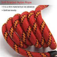 Dog Rope Leash, Dog Training Leash for 10-80 lb - Red - image 2